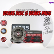 MARS BRAKE DISC / DISC ROTOR - PERODUA MYVI 2005-2025