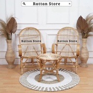 Rattan Patio Dustpan Chair Rattan Lounge Chair/ Minimalist Rattan Chair/