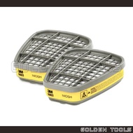 3M 6003 2 Pcs Organic Vapour Acid Gas Cartridge For 6000 Series 7000 Series Respiratory Protection P