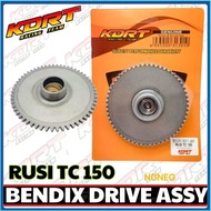 BENDIX DRIVE ASSY KDRT PRODUCTS THAILAND FOR MIO SPORTY GY6-125 CG 125 RUSI TC 150 CHARIOT 175