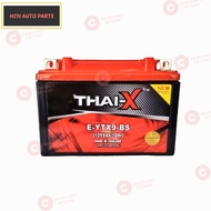 THAI-X BATTERY (GEL) -E-YTX9-BS- TNT 600/Z800/ DUKE 200/RC 390/ PULSAR NS/RS / R25/ VTS 200/ EVO 250