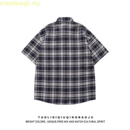 NEO CROP BOXY MOODDAY PROJECT FLANNEL WORKSHIRT