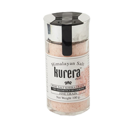 Kurera Himalayan Pink Salt Fine Grain 100g เกลือชมพู แบบกระปุก เกลือหิมาลัย