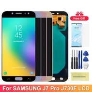 5.5'' Super AMOLED J730 Display Screen, for Samsung Galaxy J7 Pro J730F J730G/DS LCD Display + Touch Screen Digitizer Assembly