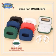 Case for 1MORE S70 Earphone Protective Cover Anti-fall Soft Silicone Wireless Bluetooth Earbuds Carr