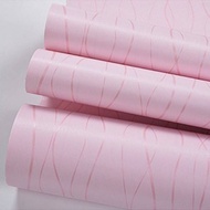 Ready Stock Wallpaper Dinding Kamar Tidur Polos Warna Pink Wallpaper