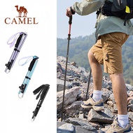 CAMEL Outdoor Trekking Cane Lightweight Folding Aluminum Alloy Walking Stick Hiking and Mountaineeri