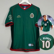 2002 Retro Jersey Mexico Jersey Adult Name Number
