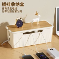 Cable Organizer Desktop Socket with Lid G1F Household Power Strip Charger High-value Storage Box Dus