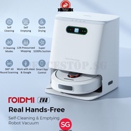 Xiaomi ROIDMI EVA Robot Vacuum Cleaner Self-Cleaning Auto Self Empty Dock Mop &amp; Vacuum 2 in1Dual-tank System Auto Drying