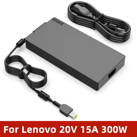 300W 20V 15A Laptop Charger for Lenovo Legion5 5i 5P 7 7i pro15 16 17 R9000P R9000K Y9000K Y9000X, F