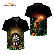 dart shirt with button collar