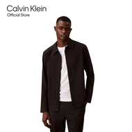 CALVIN KLEIN เสื้อแจ็คเก็ตผู้ชาย Essential Woven Jacket รุ่น GMS5O538 UB1 - สีดำ