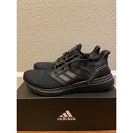 Adidas  UltraBoost Ultra Boost 20 Triple Black Original New Men's Running Shoes All Black EG0691