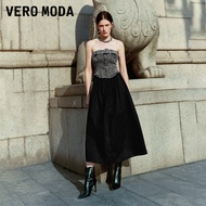 Vero Moda | ชุดเดรสทรงเอปะติมากรรมยีนส์ ใหม่ฤดูร้อน
