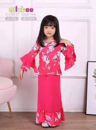 [🔥NEW ARRIVAL BAJU RAYA 2021🔥]💥 KURUNG MODERN KIDS ROSE PINK/ FUCHIA PINK/ ready stock size KIDS 2Y HINGGA 13Y /girl clothing/RAYA 2021||baju kurung moden/baju raya kanak-kanak