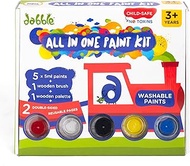dabble All In One Painting Kit | Reusable Colouring Pages | Non Toxic Colour For Kids| Gift For Kids
