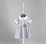 Ciella Dress Anak Perempuan Motif Salur Dengan Aksesoris Sabuk / Baju Atasan Wanita Untuk Anak Usia 