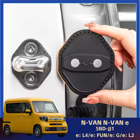 2/4Pcs Silicone Car Door Lock Cover Protective Decoration Case For Honda N-VAN 5BD-JJ1 N-VAN e/e: L4
