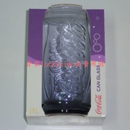【麥當勞 可口可樂 玻璃杯 紫色 350ml 法國製 】McDonald's 炫立杯 Coca Cola 可樂杯 酷罐杯