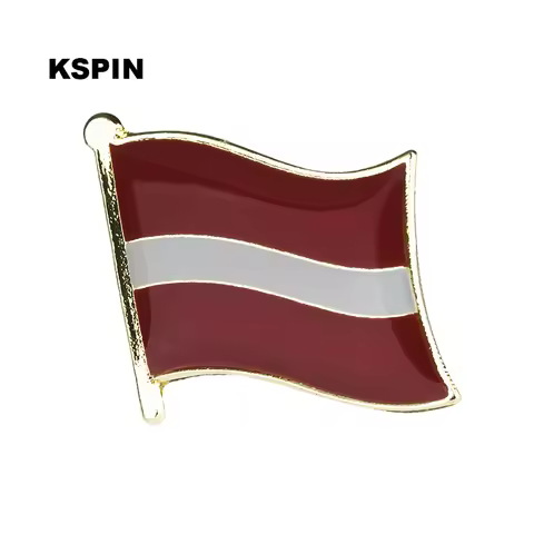 Latvia Flag Badge Pin Lapel Pin Badge for Backpack