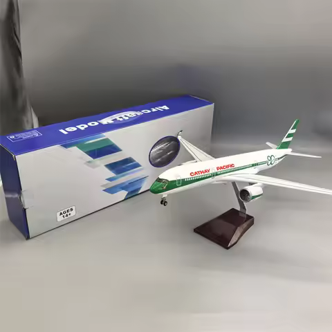 1:142 Scale Cathay Pacific Airways A350 80th Anniversary Commemoration Airplane Model Aircraft With 