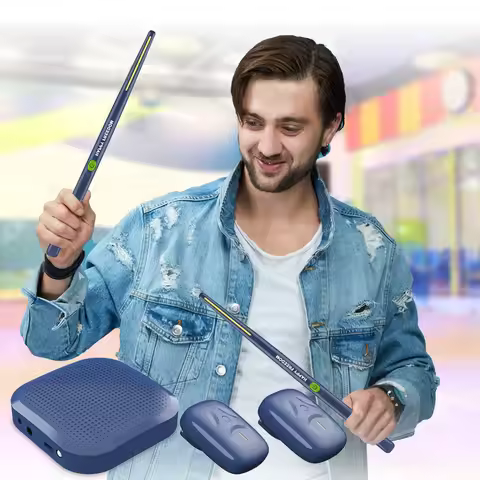 Electronic Virtual Air Drum Drumsticks Pedals Portable Smart Electronic Drum Set Professional for Be