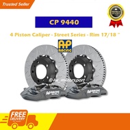 [Original] AP Racing CP9440 Pro5000R 4 Piston Brake Kit - Volkswagen Golf MK6 MK7 / Honda Civic FD F
