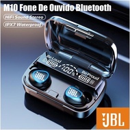 【Ready stock】JBL M10 TWS ชุดหูฟังไร้สายบลูทู ธ 5.1 9D กันน้ำไมโครโฟน