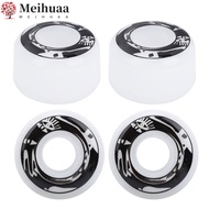 MEIHUAA 4Pcs/Set Skateboard Replacement Wheels, 78-85A Hardness High Elasticity Skateboard Wheels, D