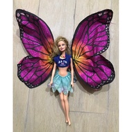 preloved Hazel eyes Barbie as Mariposa Fairy tale doll with complete Butterfly wings