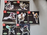 Switch薩爾達傳說貼紙全套$20