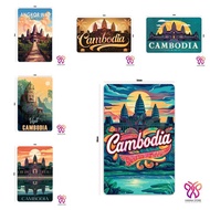 Fridge Magnet Souvenir Cambodian Cambodian Angkor wat