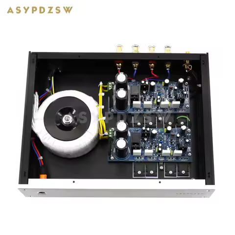 FM711 MOD Stereo Class AB ST 2SC5200 Power amplifier 250W 4 ohm/125W 8 ohm With SPK protection