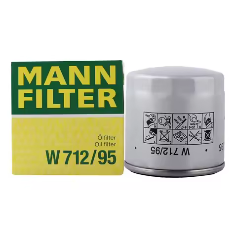 MANN FILTER W712/95 Oil Filter For VW Volkswagen Polo Golf T-Cross Jetta UP! Tiguan AUDI SKODA Octav