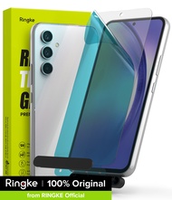 Ringke กระจกเทมเปอร์เข้ากันได้กับ Galaxy A54 Samsung 5G ปกป้องหน้าจอกระจกเทมเปอร์คุณภาพระดับพรีเมียมป้องกันหลายชั้นชุดการประยุกต์ง่าย-2แพ็ค