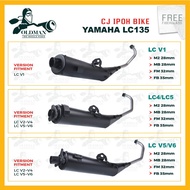 Exhaust CJ IPOH BIKE LC135 SLIP-ON cutting standard V1 V2 V3 V4 V5 V6 V7 V8