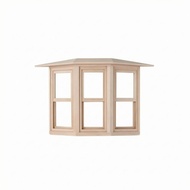 [lzdjlmy1zs] Miniature Pavilion 1:12 Scale Miniature Gazebo Dollhouse Shell Unfinished Bonsai Decora