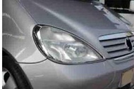 賓士 A-Class W168 鍍鉻大燈框 電鍍頭燈框 前燈框 車身飾條 配件 改裝精品
