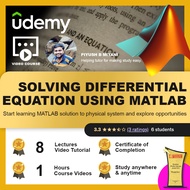[Video Course] Solving Differential Equation using MATLAB and Modeling ( 8 Lectures, 1 hours+ Video 