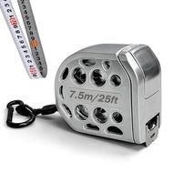 2025 New 16/25FT Stainless Steel Tape Measure - Dual-Sided Precision Imperial & Metric Scales, Auto-