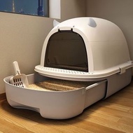 貓砂盆底入頂出超大號全封閉貓廁所半封閉貓沙貓屎盆頂入式貓盆