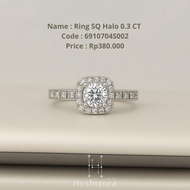 Hoshizora Ring SQ Halo 0.3CT