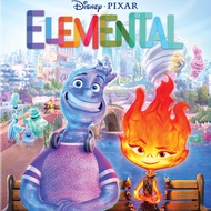 Disney pixar Elemental animated children's DVD film cassette (2023)