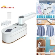 Portable Mini Steam Iron with Digital Screen, 2 in 1 Dry and Wet Ironing Handheld Clothing Steamer Small Iron