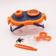 Children Student Small Animal Observer 7.5 Times 11.5 Times Toy Insect Dual Mirror Magnifying Glass 