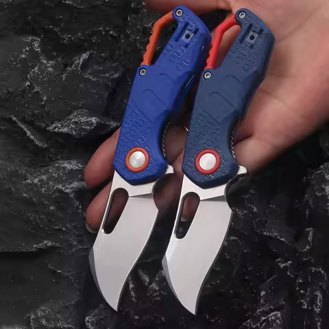 Stainless Steel N690Co Pocket Knife With Clip For Self Defense Outdoor Hunting & Tactical Knives EDC