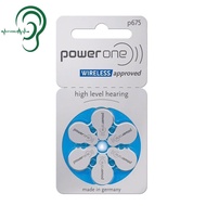Hearing AID BATTERY SIZE 675 POWER ONE - GENUINE GERMAN COMMITMENT