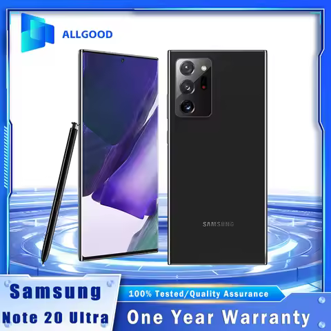 Original Samsung Galaxy Note 20 Ultra 5G N986U1 6.9" 120Hz AMOLED 12GB RAM 128GB ROM 108MP Triple Ca