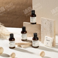 LeLabo Santal33 Sandalwood Park Hyatt Hotel shampoo, shower gel, moisturizer, and care set sample